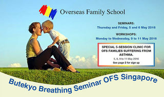 Buteyko Breathing Clinics at Overseas Family School Singapore