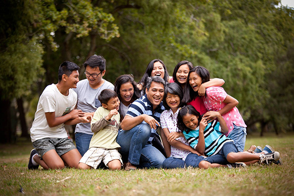 Dina and family